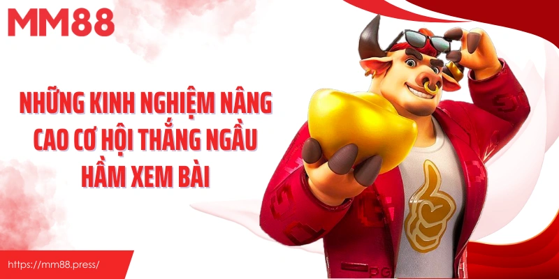 Những kinh nghiệm nâng cao cơ hội thắng Ngầu Hầm xem bài